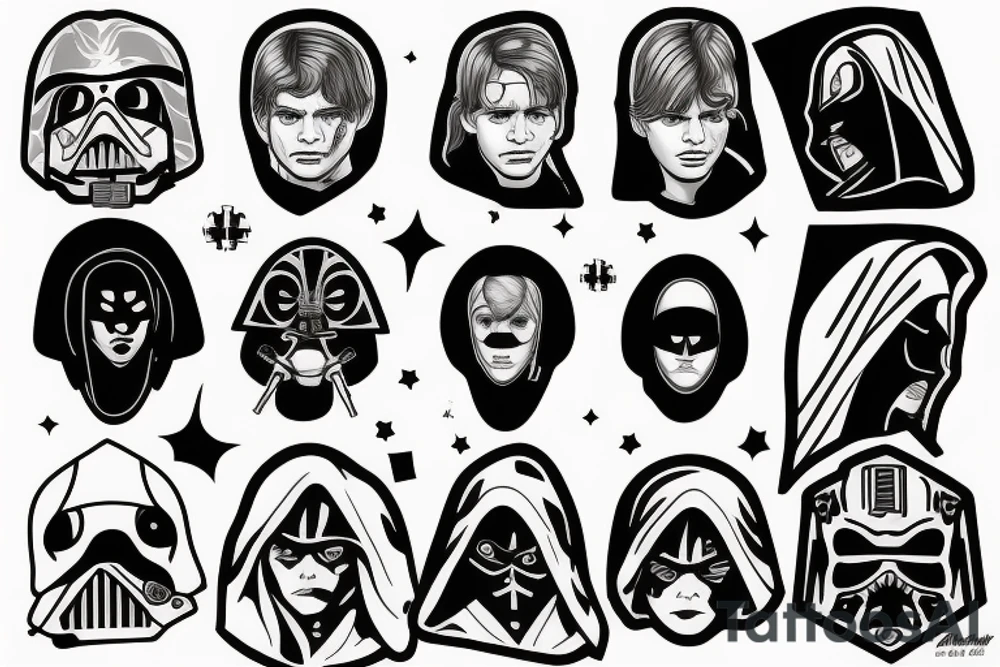 anakin skywalker tattoo idea