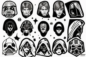 anakin skywalker tattoo idea