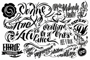 One step as a time tattoo idea