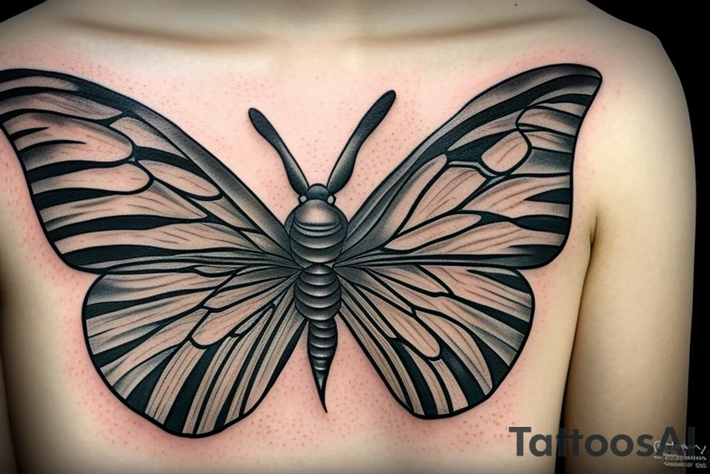 A book with a butterfly on it tattoo idea