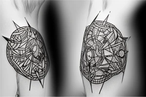 aries constellation tattoo idea