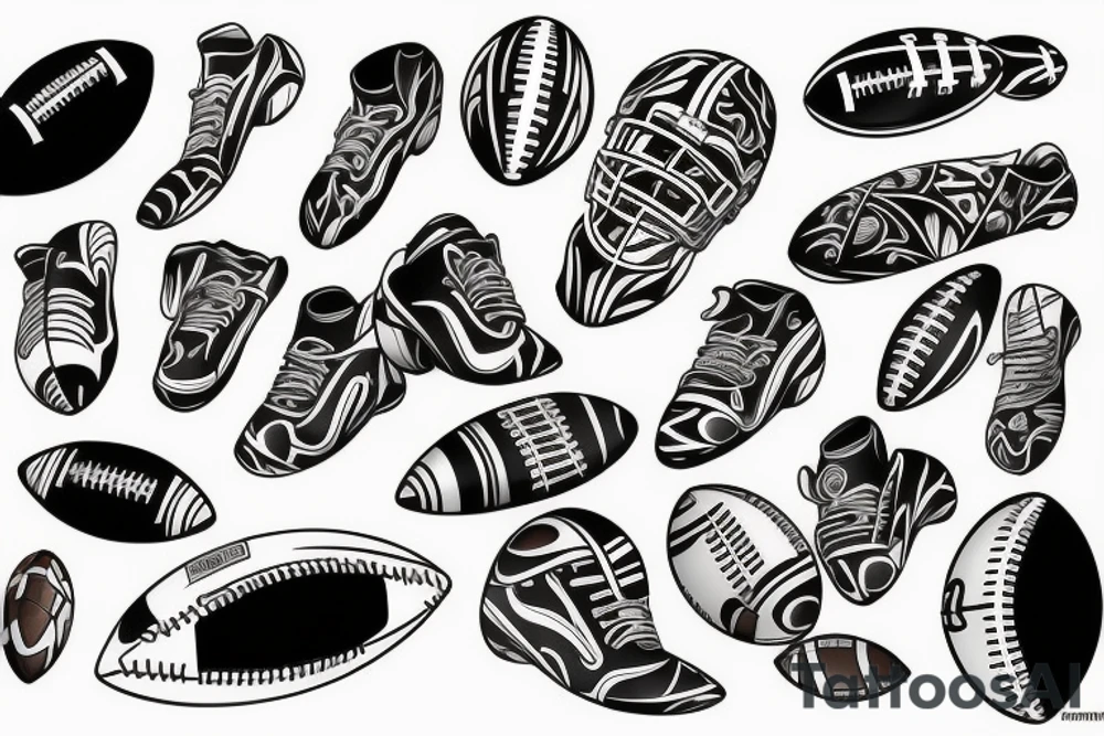 Football tattoo idea
