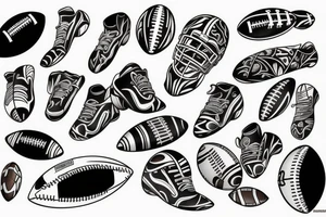 Football tattoo idea