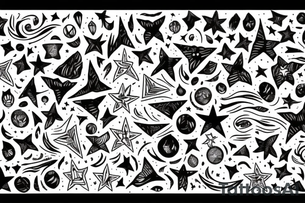 Stars tattoo idea