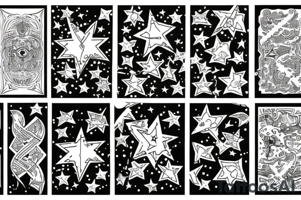 Stars tattoo idea
