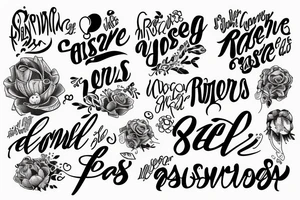 Everything happens for a reason tattoo idea