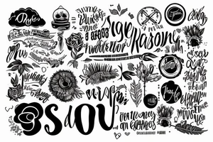 Everything happens for a reason tattoo idea