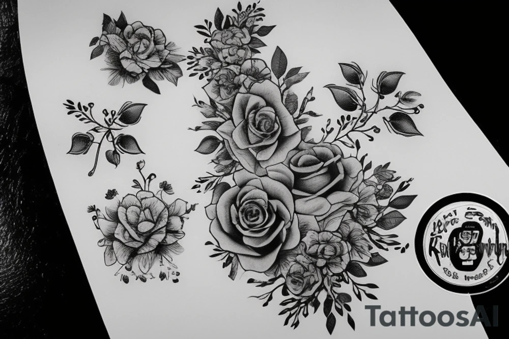 Женщина с крыльями прикрывает детей tattoo idea