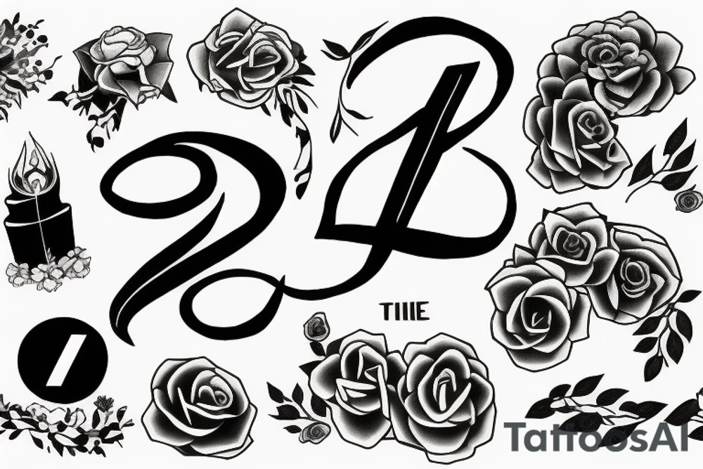 The letter X representing a poem tattoo idea