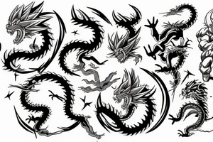 cancer zodiac, dragon ball tattoo idea