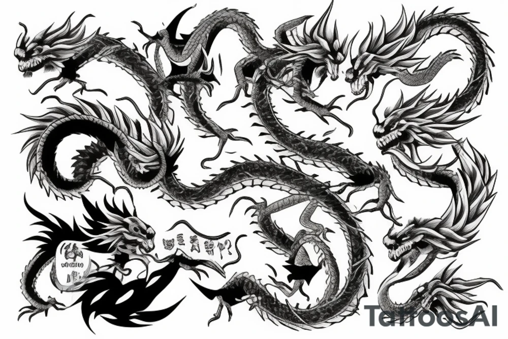 cancer zodiac, dragon ball tattoo idea