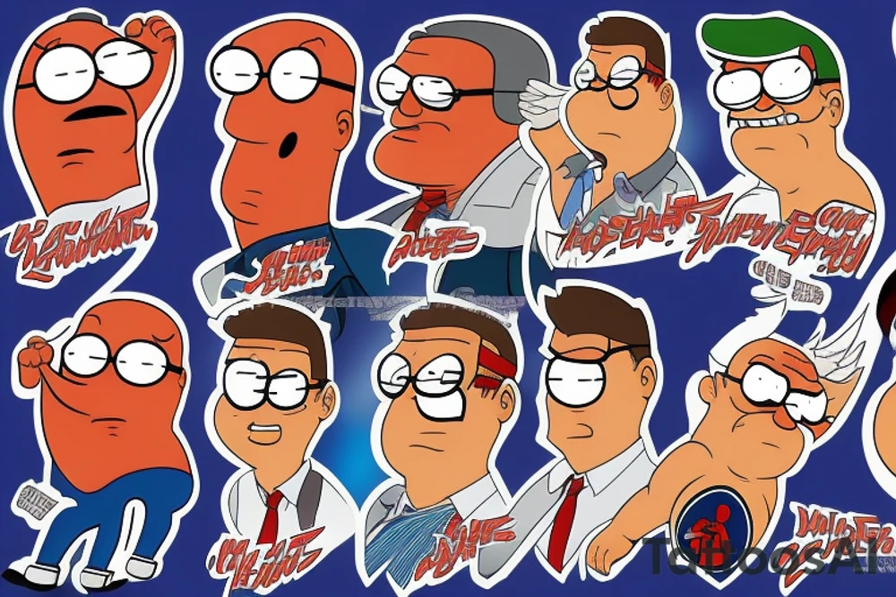 Peter griffin spiderman tattoo idea