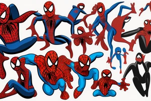 Family guy spiderman tattoo idea