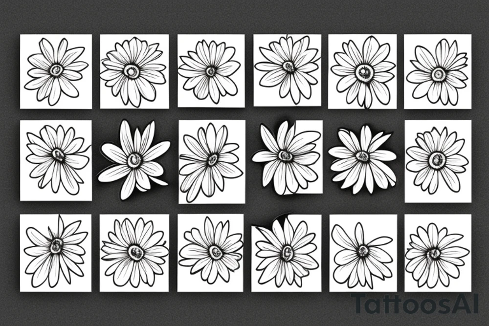 daisy tattoo idea