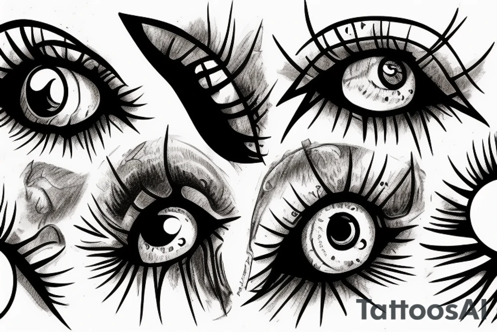 eyeball rotting tattoo idea