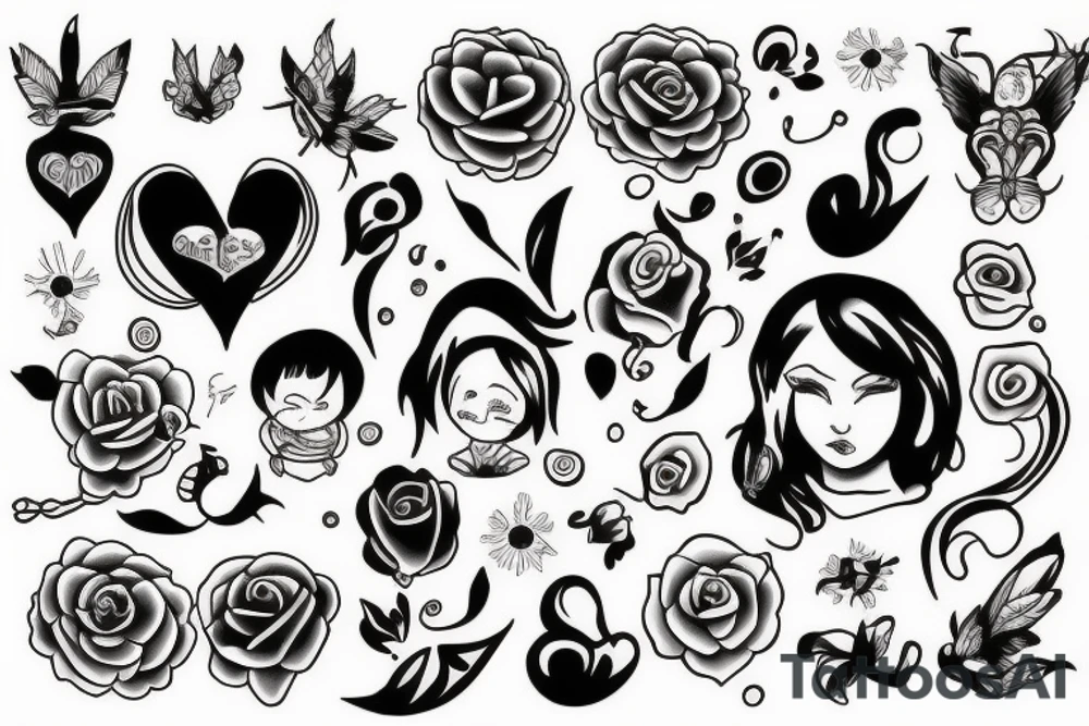 A unique family tattoo idea