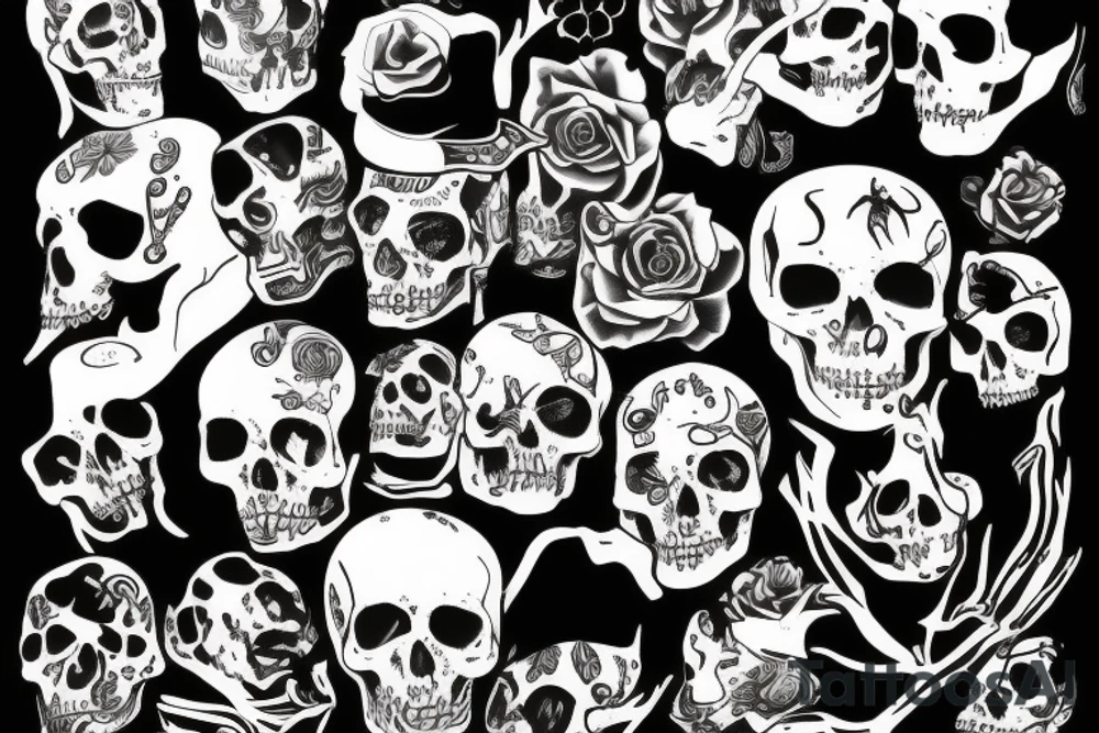 Dead man tattoo idea