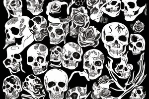 Dead man tattoo idea