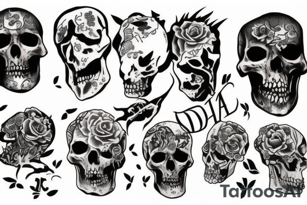 Dead man tattoo idea