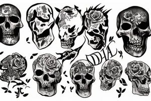 Dead man tattoo idea