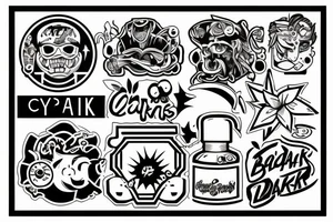 Cybpank tattoo idea