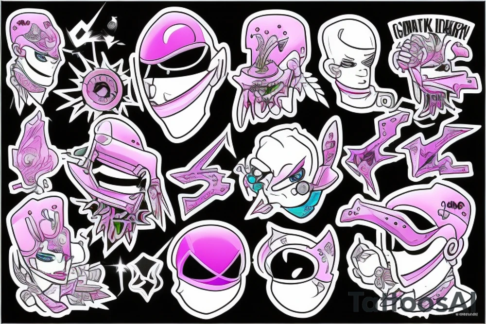 Cyberpank tattoo idea