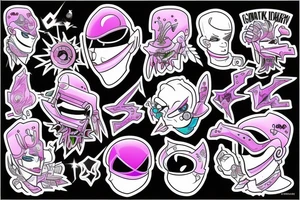 Cyberpank tattoo idea