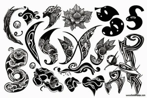 Number 111 tattoo idea