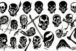 Grim reaper tattoo idea