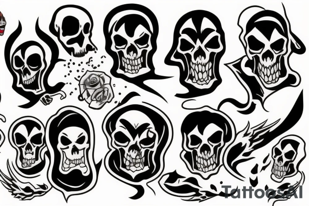 Grim reaper tattoo idea