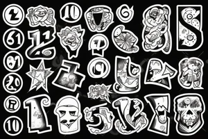 Number "111" tattoo idea