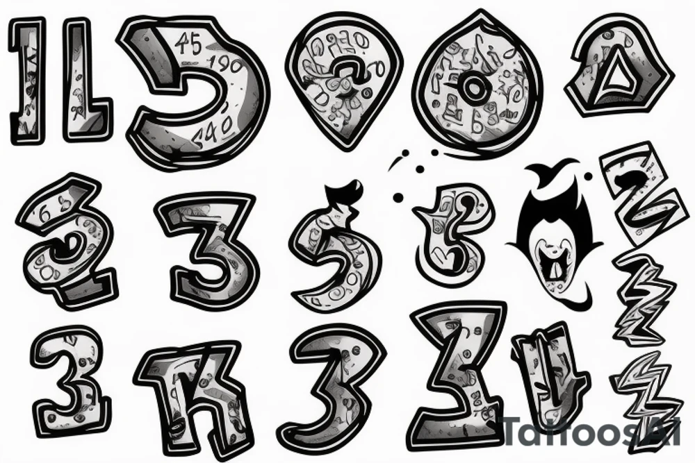 Number "111" tattoo idea