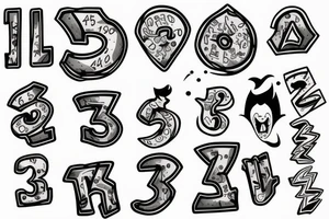 Number "111" tattoo idea