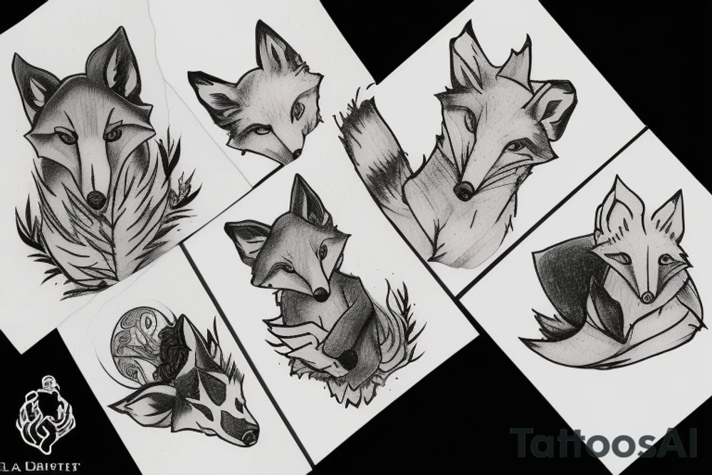 Little prince and fox tattoo idea