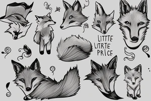Little prince and fox tattoo idea