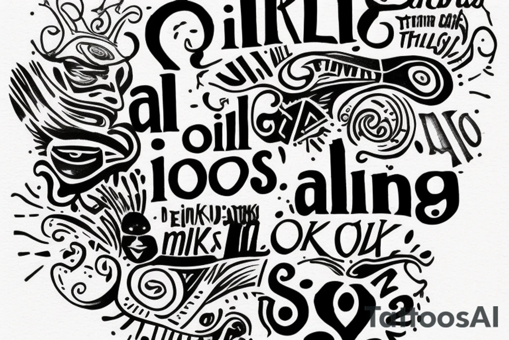 the quote “ All is as thinking makes it so” tattoo idea