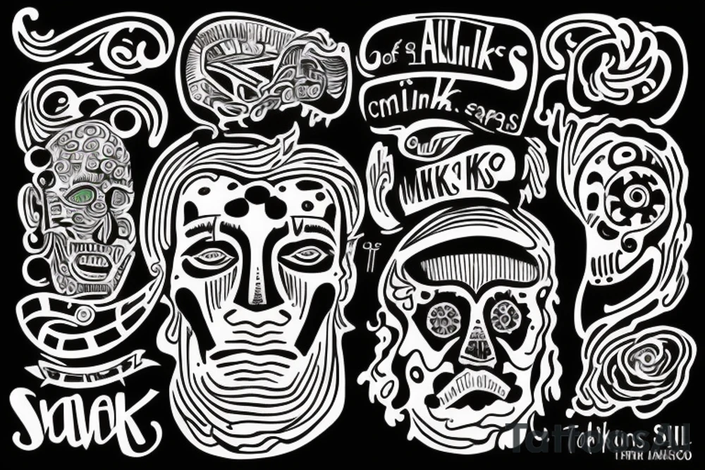 the quote “ All is as thinking makes it so” tattoo idea