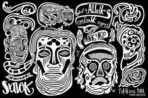 the quote “ All is as thinking makes it so” tattoo idea