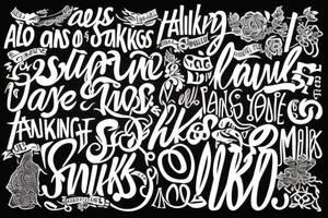 the quote “ All is as thinking makes it so” tattoo idea
