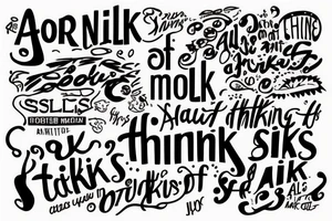 the quote “ All is as thinking makes it so” tattoo idea