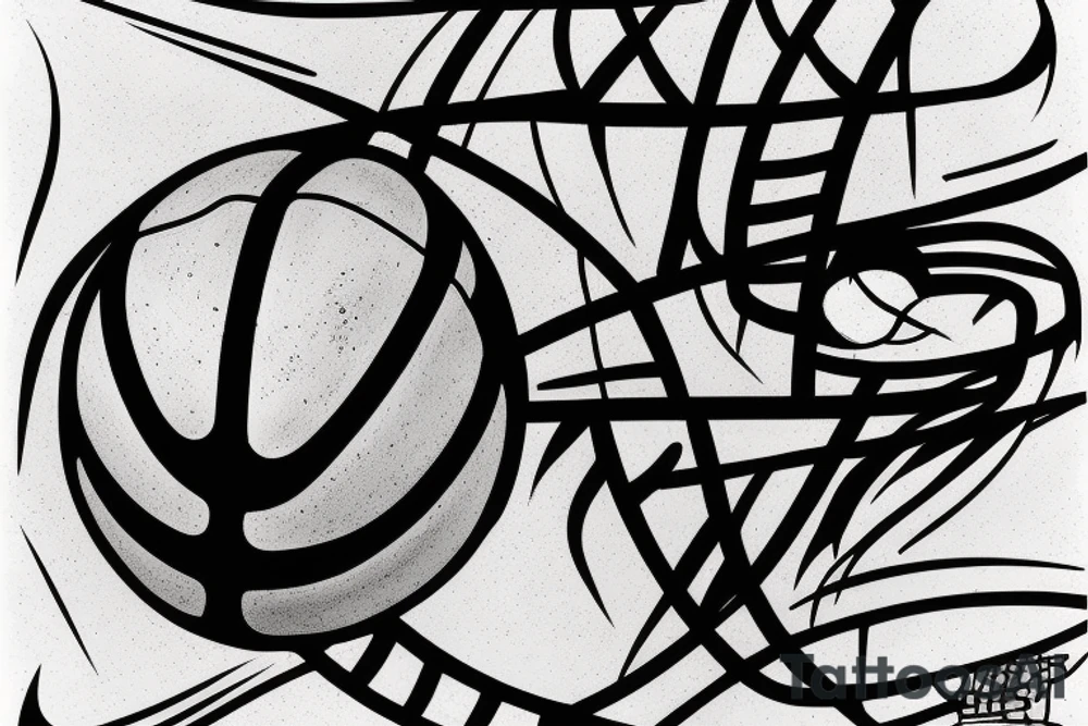 Basketball, Nike tattoo idea