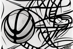 Basketball, Nike tattoo idea
