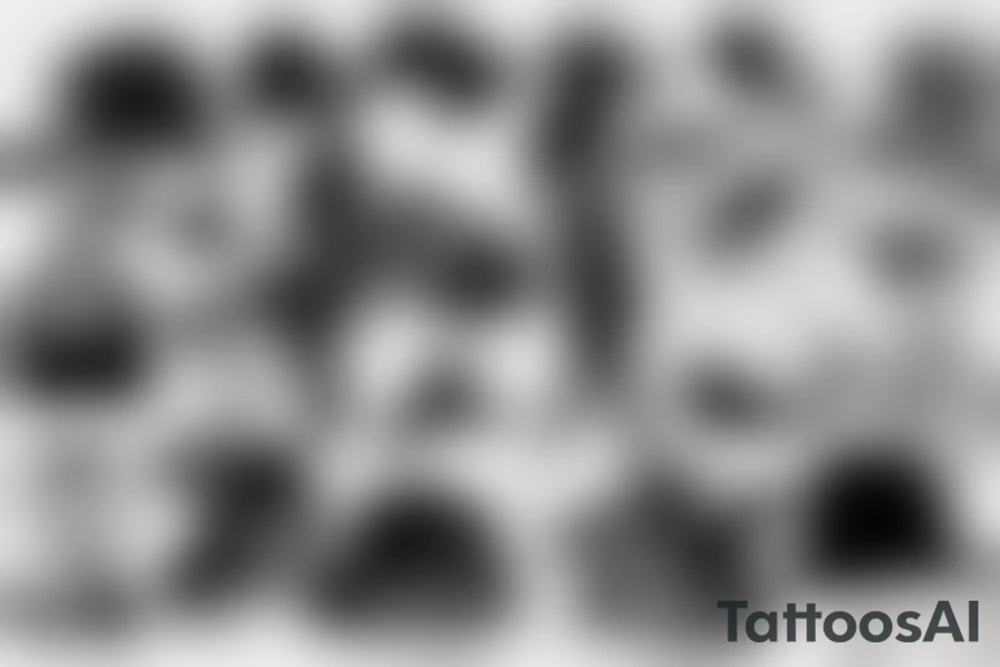 woman, hat, cool, Nike clothes tattoo idea