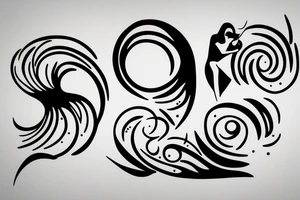 Passion for house dance tattoo idea