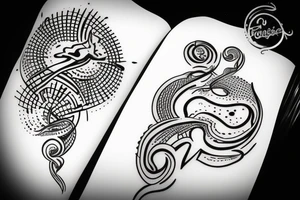 Passion for house dance tattoo idea