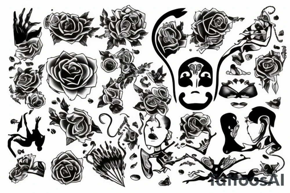 house dance tattoo idea