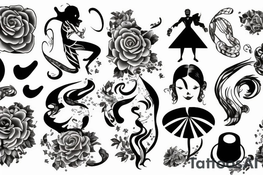 house dance tattoo idea