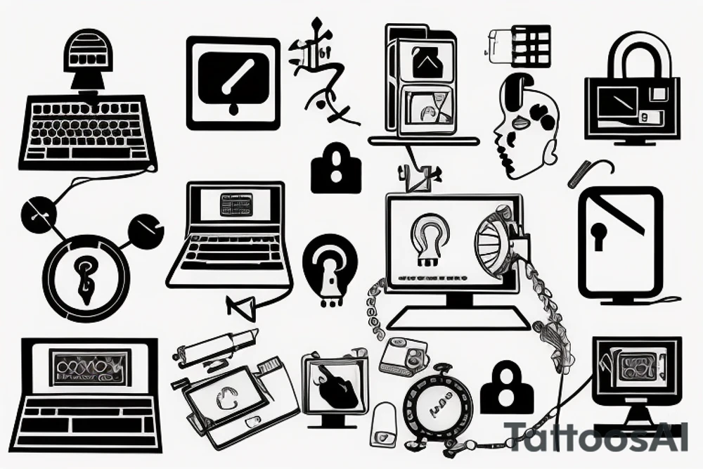 Computer Science cyber security tattoo idea