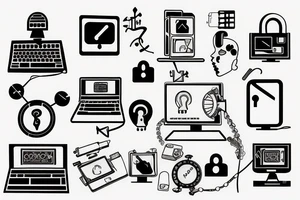 Computer Science cyber security tattoo idea
