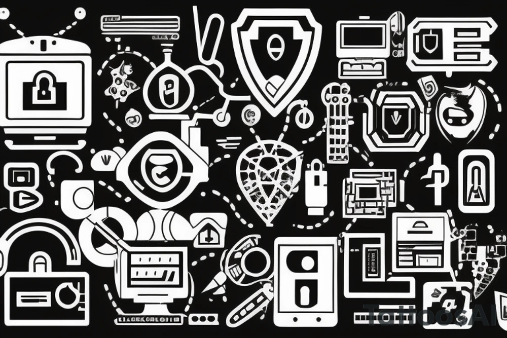 Computer Science cyber security tattoo idea